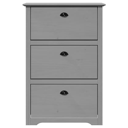 vidaXL Shoe Rack BODO Grey 80x35x118 cm