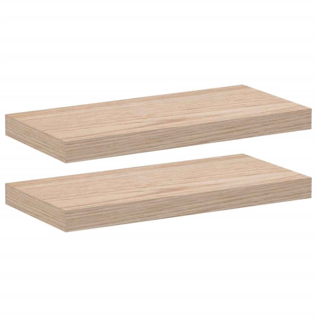 vidaXL Floating Shelves 2 pcs 50x23.5x4 cm Engineered Wood
