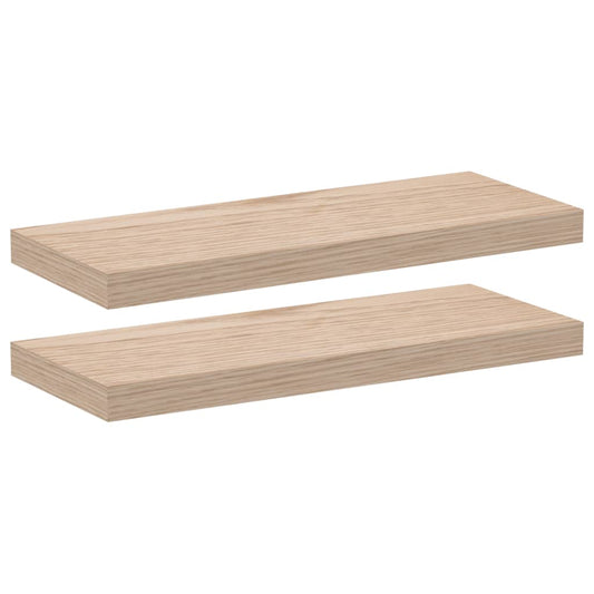 vidaXL Floating Shelves 2 pcs 60x23,5x4 cm Engineered Wood