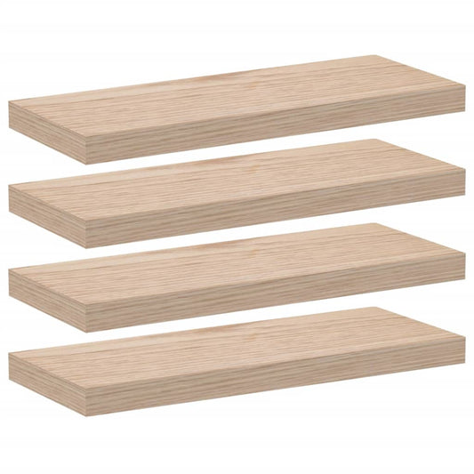 vidaXL Floating Shelves 4 pcs 60x23,5x4 cm Engineered Wood