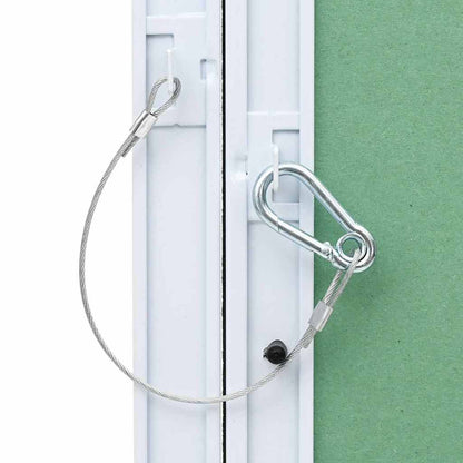vidaXL Access Panel Green and Silver 20 x 20 cm