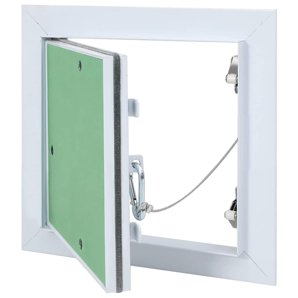 vidaXL Access Panel Green and Silver 20 x 20 cm