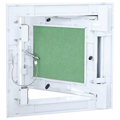 vidaXL Access Panel Green and Silver 20 x 20 cm