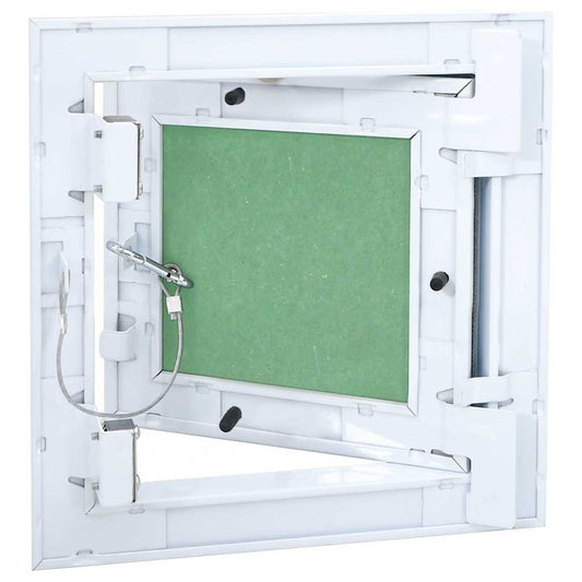 vidaXL Access Panel Green and Silver 20 x 20 cm