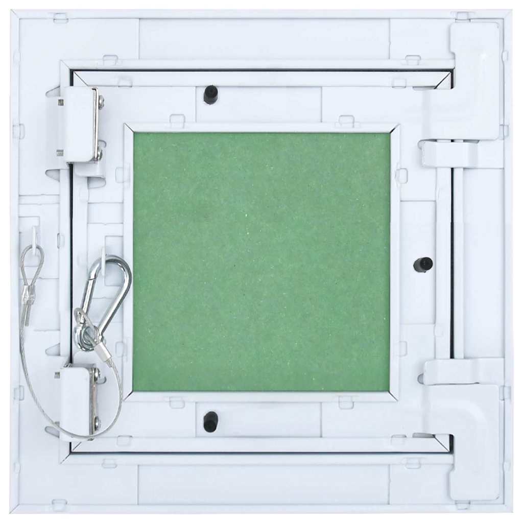 vidaXL Access Panel Green and Silver 20 x 20 cm