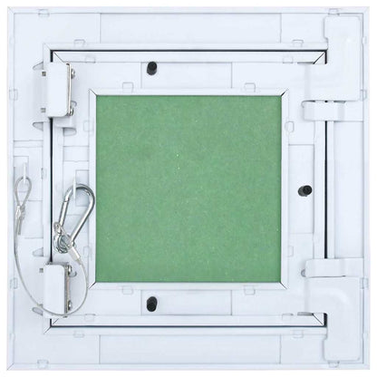 vidaXL Access Panel Green and Silver 20 x 20 cm