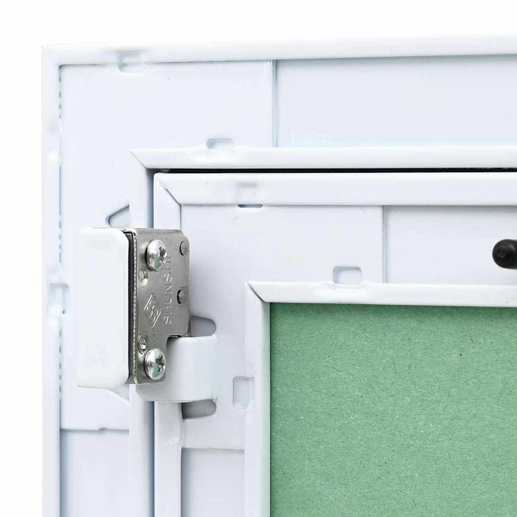 vidaXL Access Panel Green and Silver 20 x 25 cm