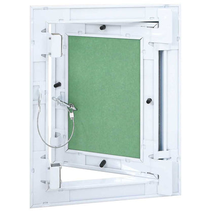 vidaXL Access Panel Green and Silver 20 x 25 cm