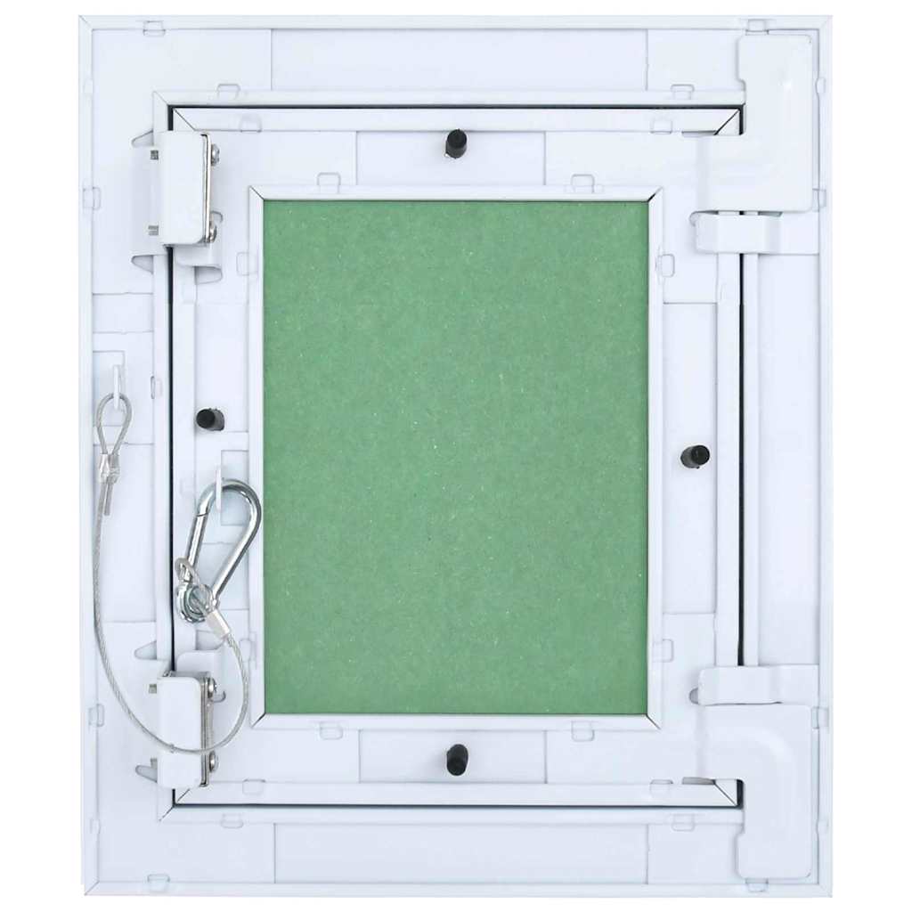 vidaXL Access Panel Green and Silver 20 x 25 cm