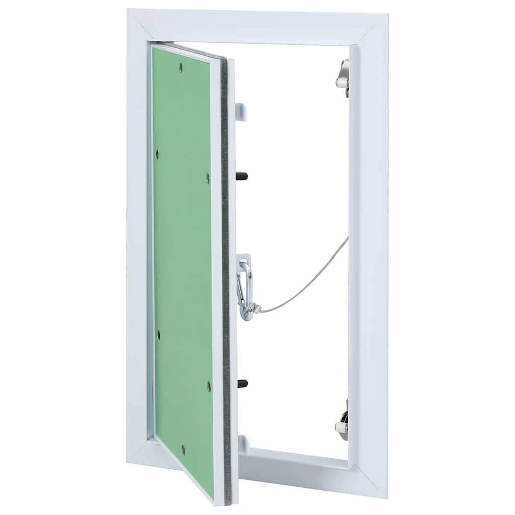 vidaXL Access Panel Green and Silver 20 x 35 cm