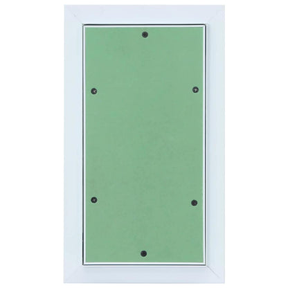 vidaXL Access Panel Green and Silver 20 x 35 cm