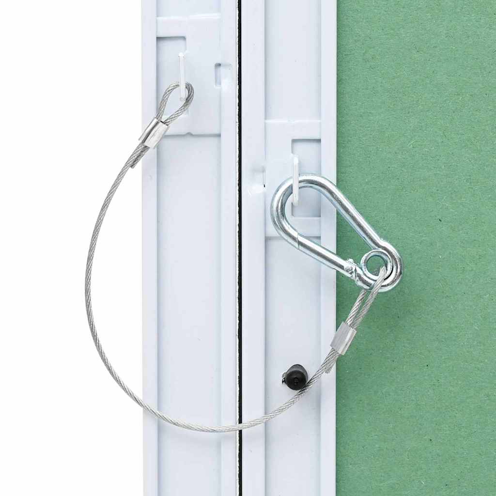 vidaXL Access Panel Green and Silver 25 x 30 cm