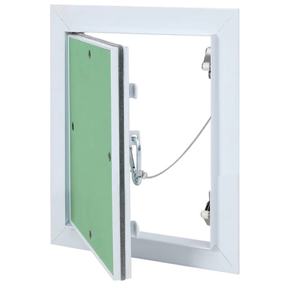 vidaXL Access Panel Green and Silver 25 x 30 cm