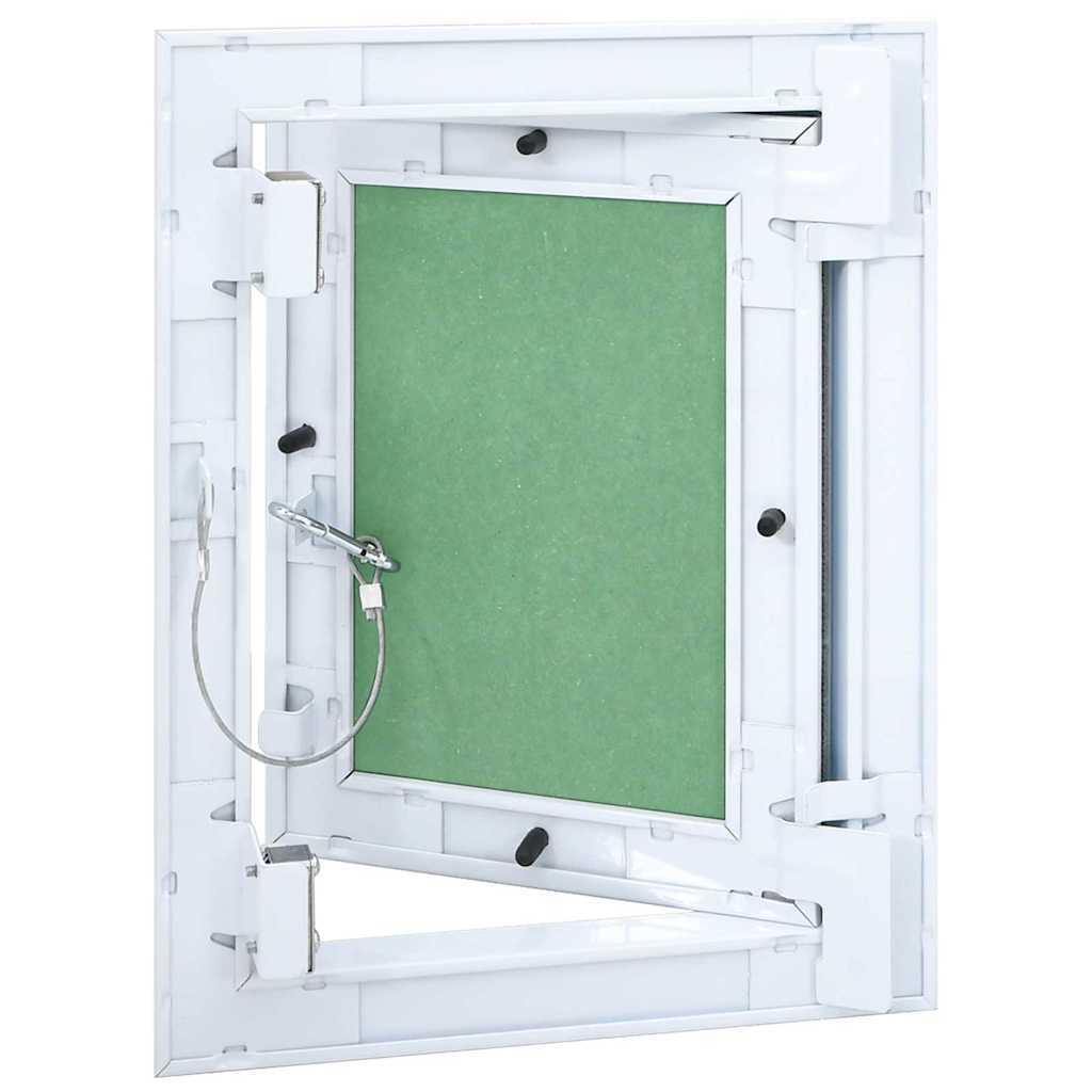 vidaXL Access Panel Green and Silver 25 x 30 cm