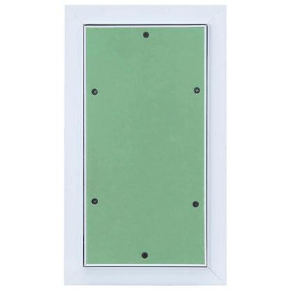 vidaXL Access Panel Green and Silver 25 x 45 cm