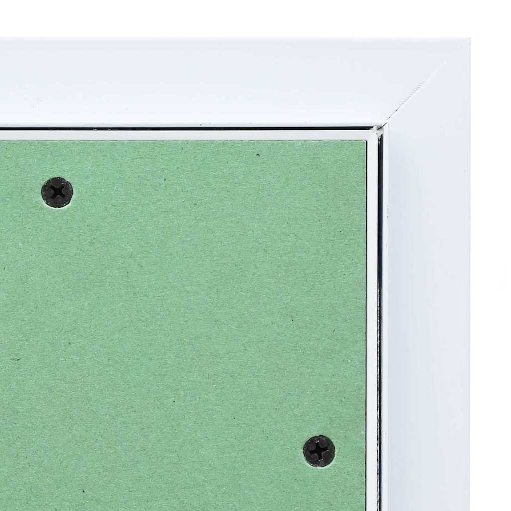 vidaXL Access Panel Green and Silver 30 x 30 cm