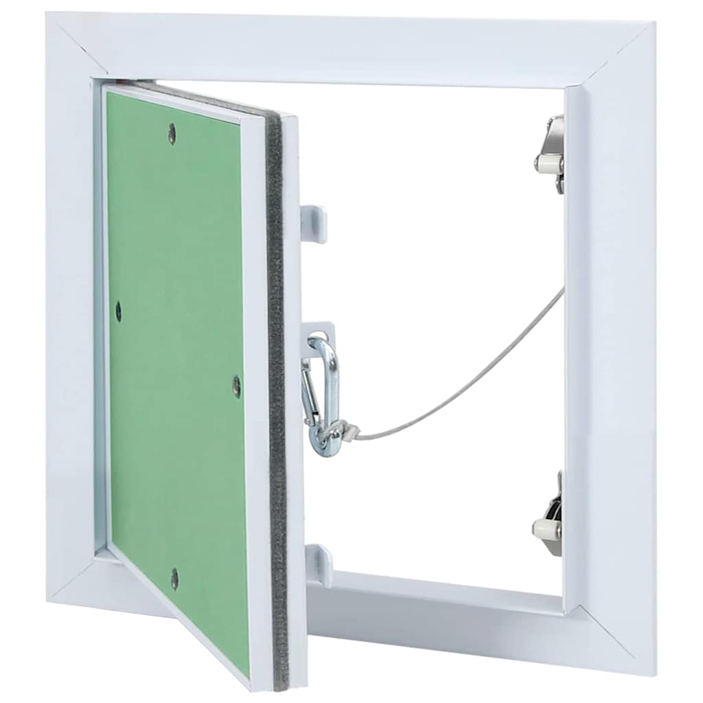 vidaXL Access Panel Green and Silver 30 x 30 cm