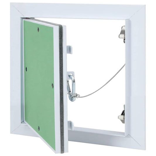vidaXL Access Panel Green and Silver 30 x 30 cm