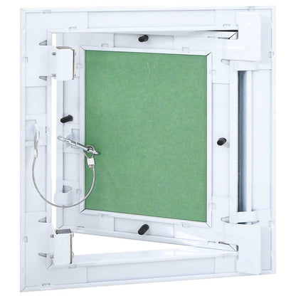 vidaXL Access Panel Green and Silver 30 x 30 cm