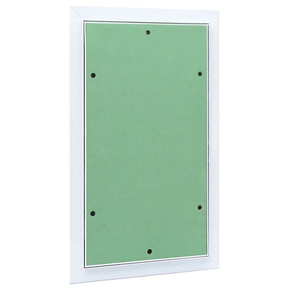 vidaXL Access Panel Green and Silver 30 x 45 cm