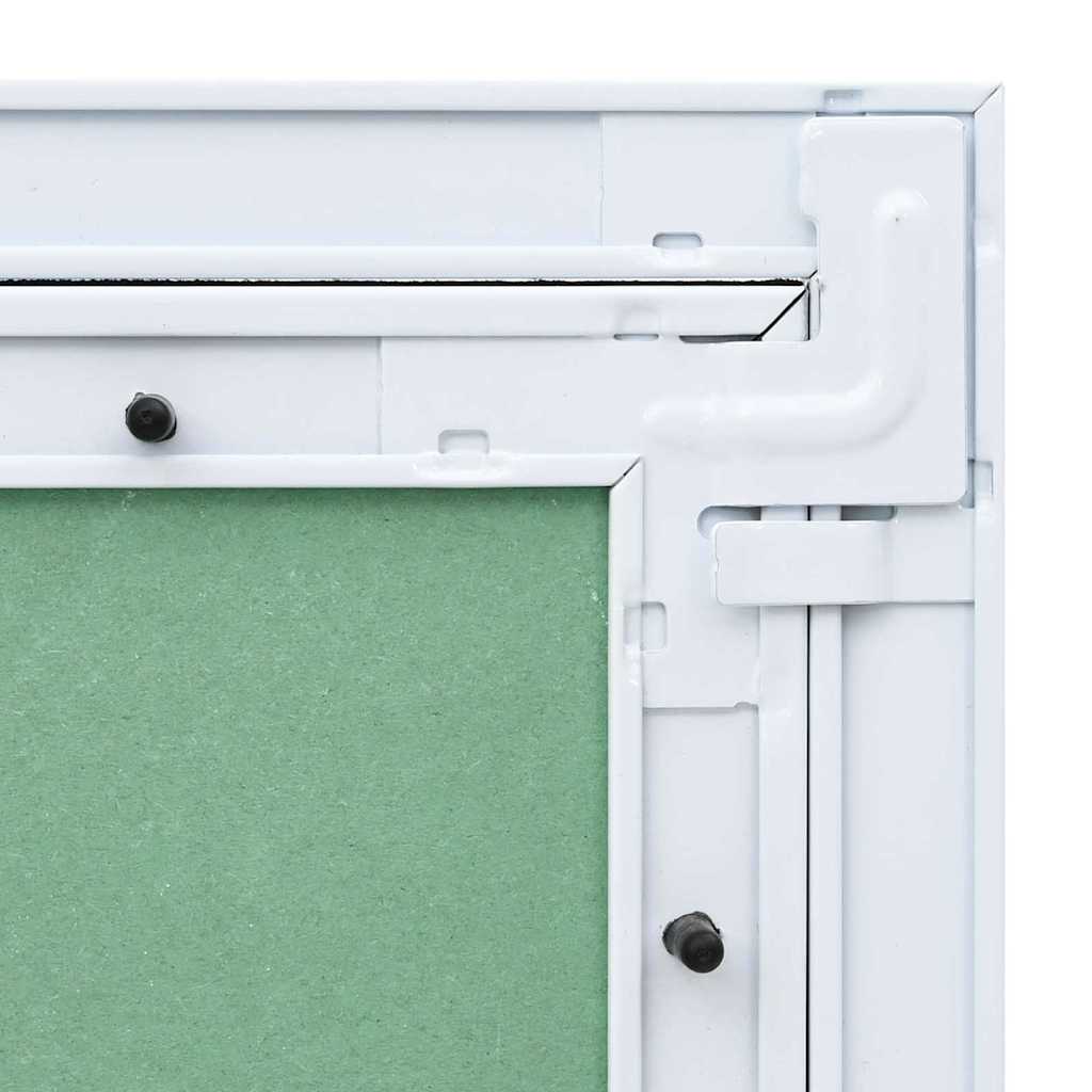 vidaXL Access Panel Green and Silver 35 x 45 cm