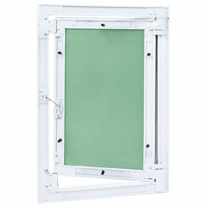vidaXL Access Panel Green and Silver 35 x 45 cm