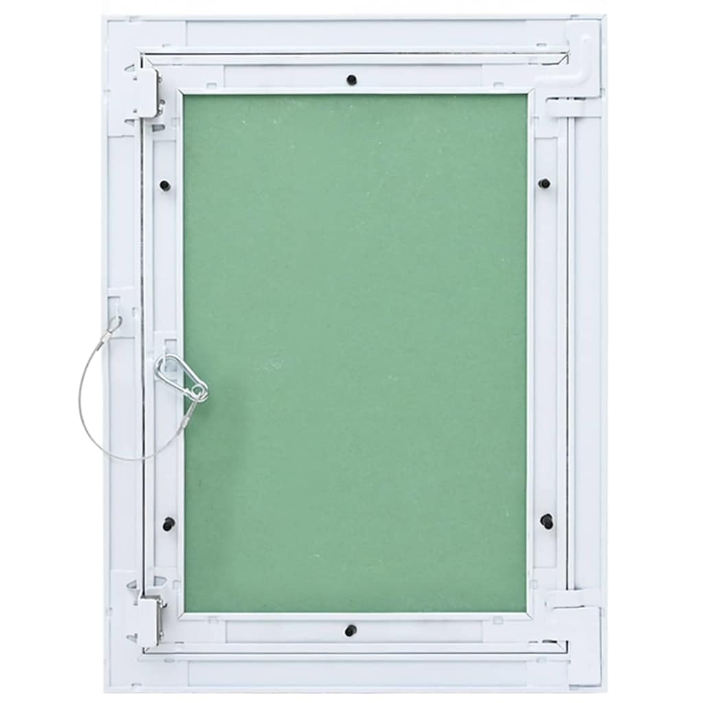 vidaXL Access Panel Green and Silver 35 x 45 cm