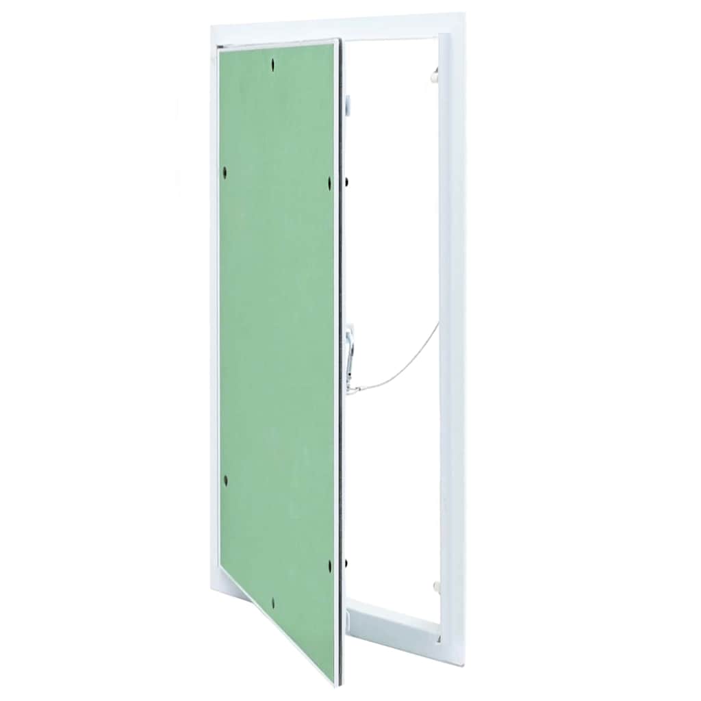 vidaXL Access Panel Green and Silver 35 x 55 cm
