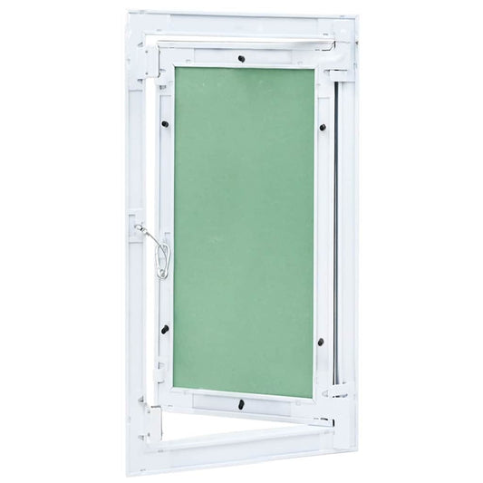 vidaXL Access Panel Green and Silver 35 x 55 cm