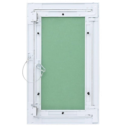 vidaXL Access Panel Green and Silver 35 x 55 cm