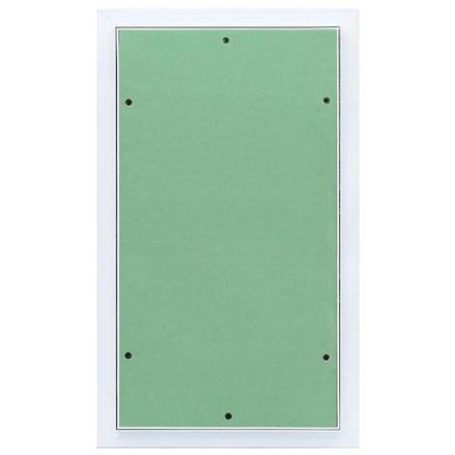 vidaXL Access Panel Green and Silver 35 x 55 cm