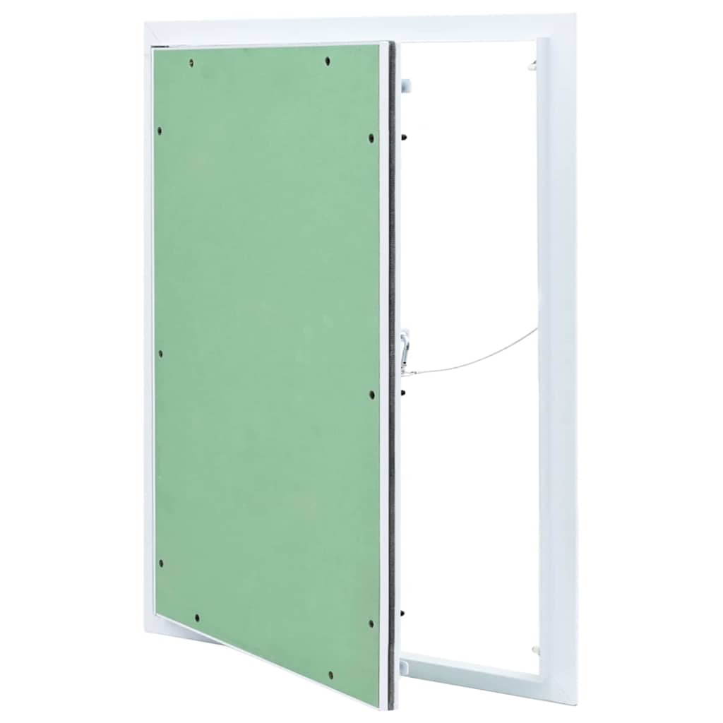 vidaXL Access Panel Green and Silver 55 x 65 cm