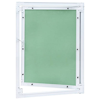 vidaXL Access Panel Green and Silver 55 x 65 cm