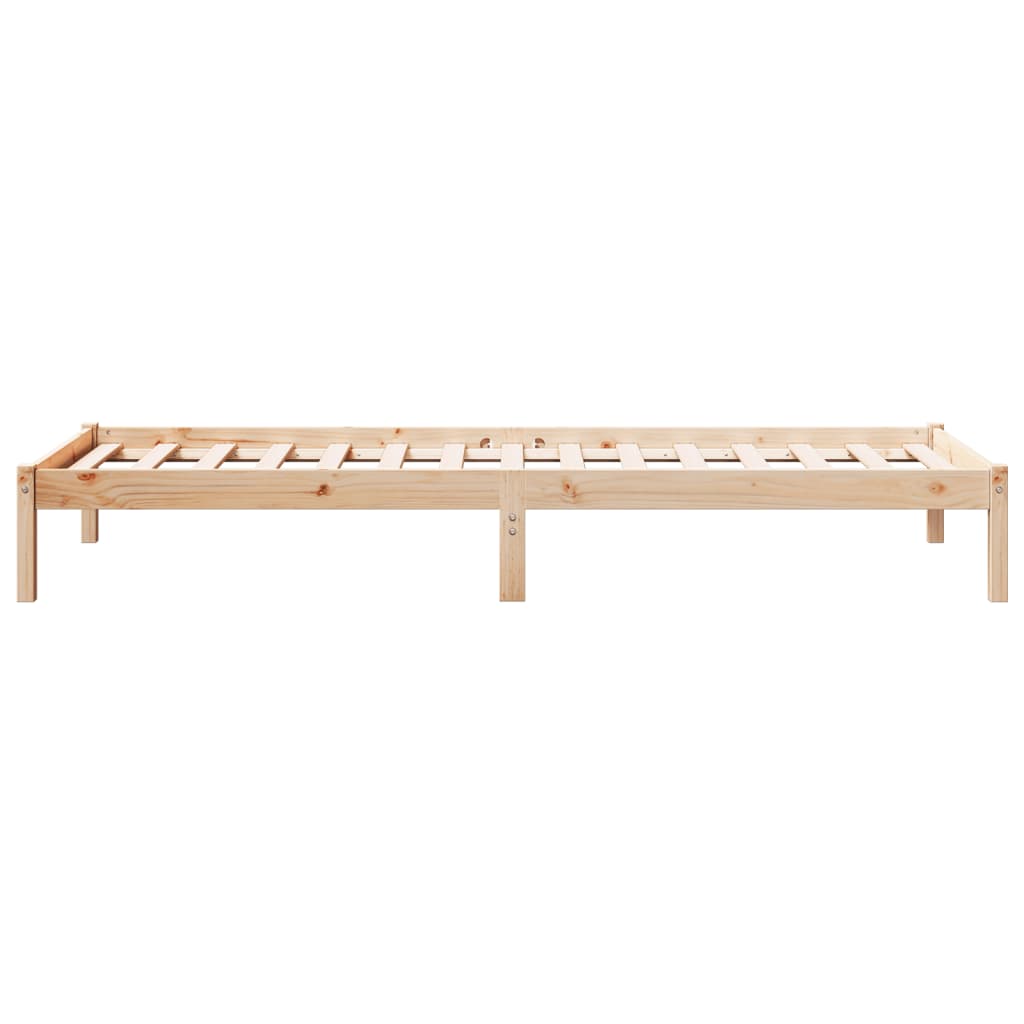 vidaXL Extra Long Bed Frame without Mattress 80x220 cm Solid Wood Pine