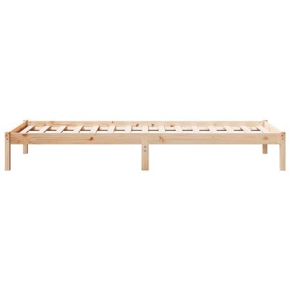 vidaXL Extra Long Bed Frame without Mattress 80x220 cm Solid Wood Pine