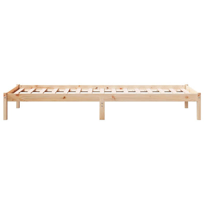 vidaXL Extra Long Bed Frame without Mattress 80x220 cm Solid Wood Pine