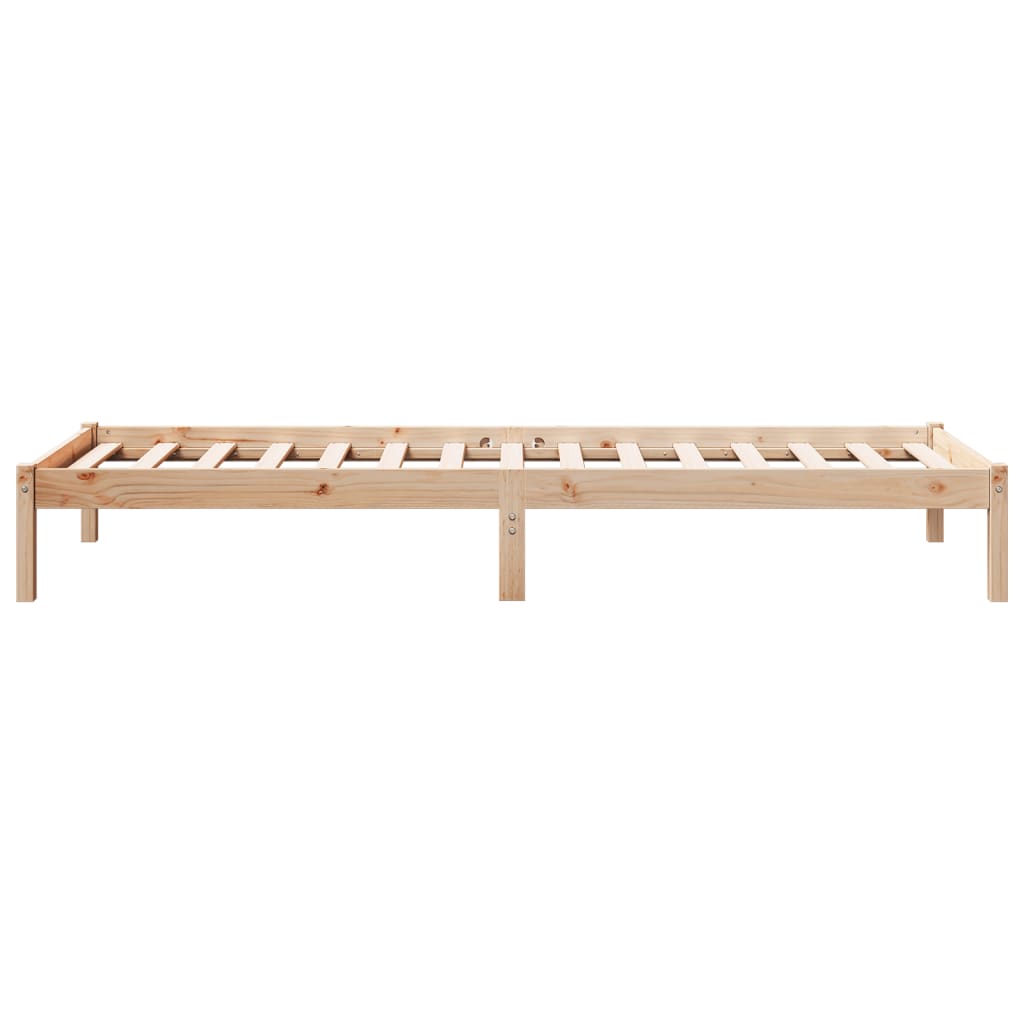 vidaXL Extra Long Bed Frame without Mattress 100x220 cm Solid Wood Pine