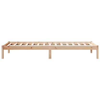 vidaXL Extra Long Bed Frame without Mattress 100x220 cm Solid Wood Pine