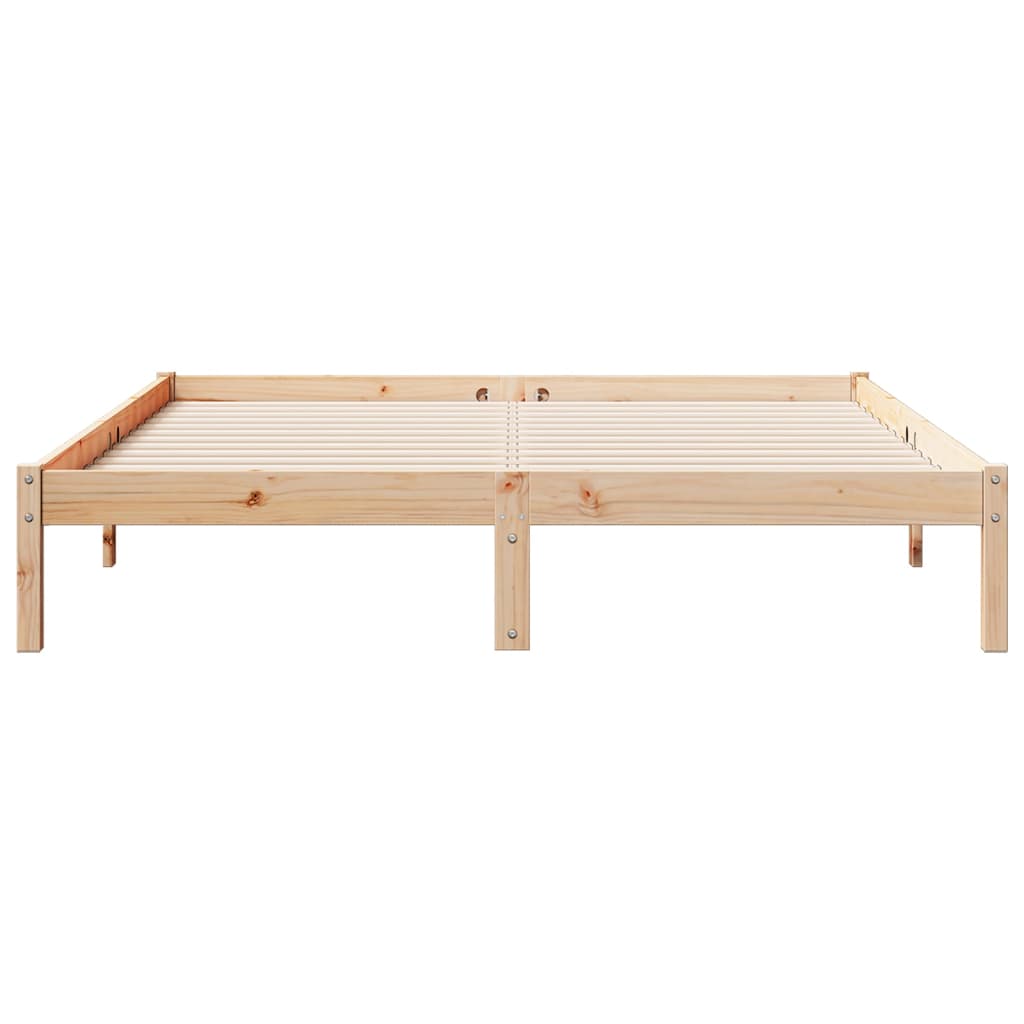 vidaXL Extra Long Bed Frame without Mattress 140x220 cm Solid Wood Pine