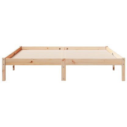 vidaXL Extra Long Bed Frame without Mattress 140x220 cm Solid Wood Pine