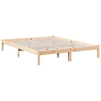 vidaXL Extra Long Bed Frame without Mattress 160x220 cm Solid Wood Pine
