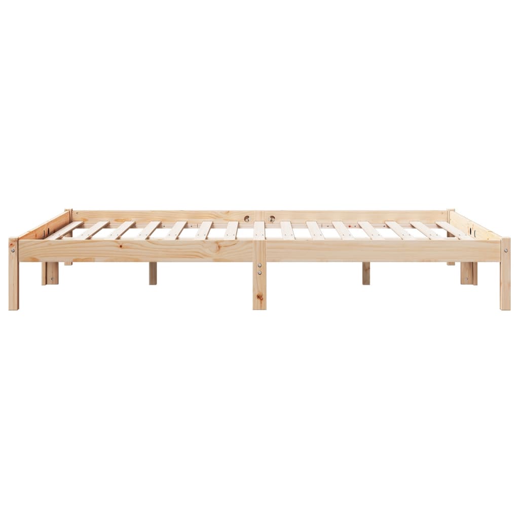 vidaXL Extra Long Bed Frame without Mattress 160x220 cm Solid Wood Pine