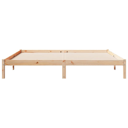 vidaXL Extra Long Bed Frame without Mattress 180x220 cm Solid Wood Pine