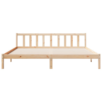 vidaXL Extra Long Bed Frame without Mattress 180x210 cm Solid Wood Pine