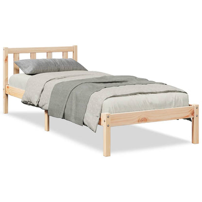 vidaXL Bed Frame | Pinewood | Solid Pine Wood | Extra Long | Extra Long