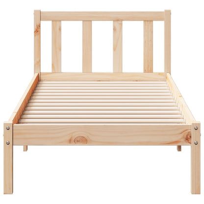 vidaXL Bed Frame | Pinewood | Solid Pine Wood | Extra Long | Extra Long