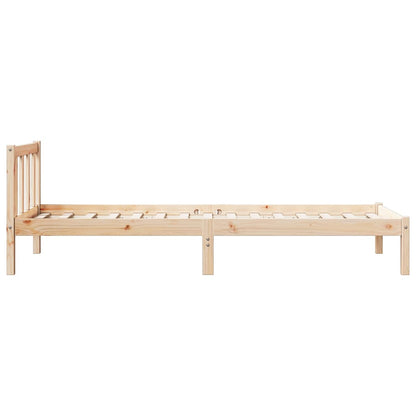vidaXL Bed Frame | Pinewood | Solid Pine Wood | Extra Long | Extra Long