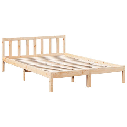 vidaXL Extra Long Bed Frame without Mattress 160x220 cm Solid Wood Pine