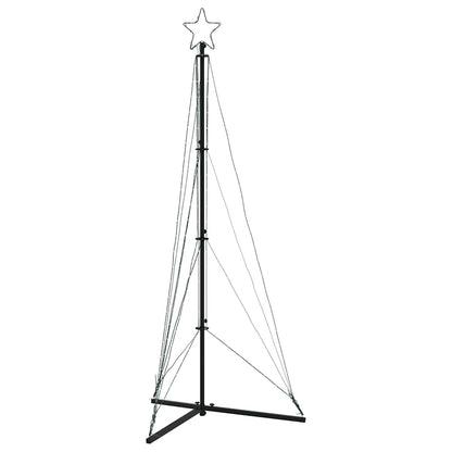 vidaXL LED Christmas Tree 363 LEDs Cold White 182 cm