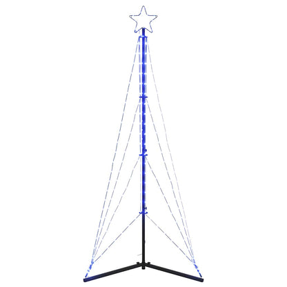 vidaXL LED Christmas Tree 363 LEDs Blue 182 cm